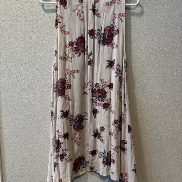 Free People Tree Swing Boho Tunic Dress – Purple Floral Print – Size Small - Picture 7 of 7